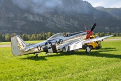 D-FPSI 122-39232 North American P-51D-25-NA Mustang	"U-WD", Sig. Luc Meier-CH, serial 44-72773 Mollis-CH 18/08/2023 Foto: Paolo Stanchina