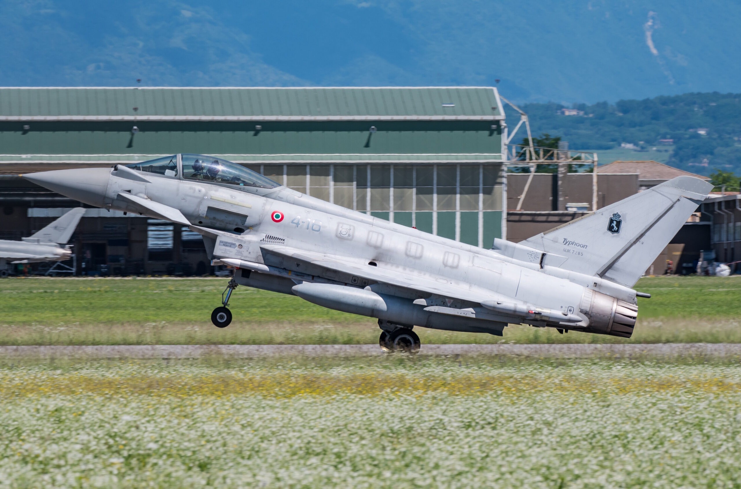 MM7285/4-16 F-2000A 4°St Aeroporto Militare "Vittorio Bragadin” - Treviso-Istrana 04/07/2024 Foto: Graziano Fantin