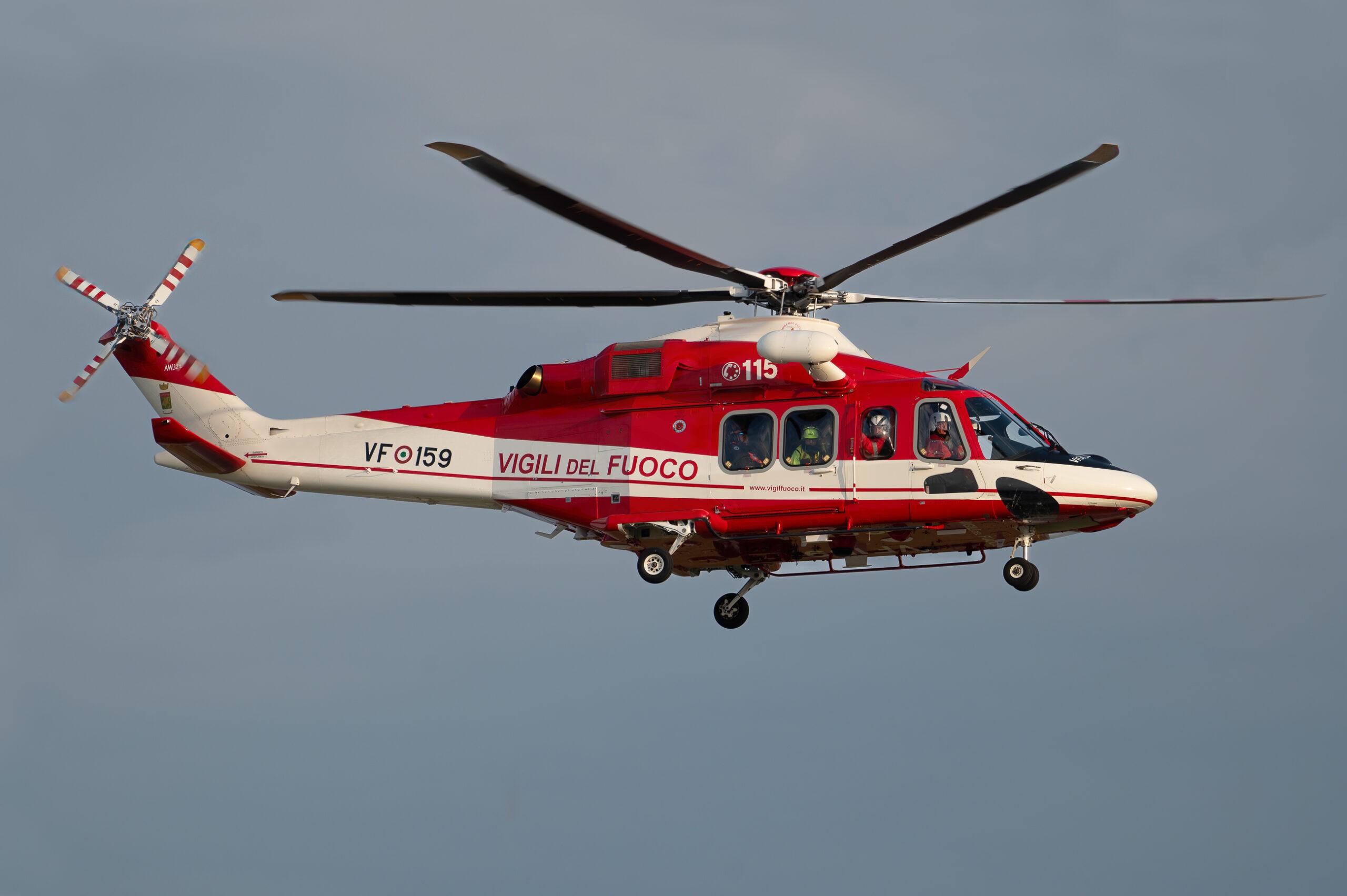 VF-159 AW-139 Reparto Volo VVF Venezia Aeroporto di Venezia "Marco Polo" 19/09/2024 Foto: Riccardo Faè