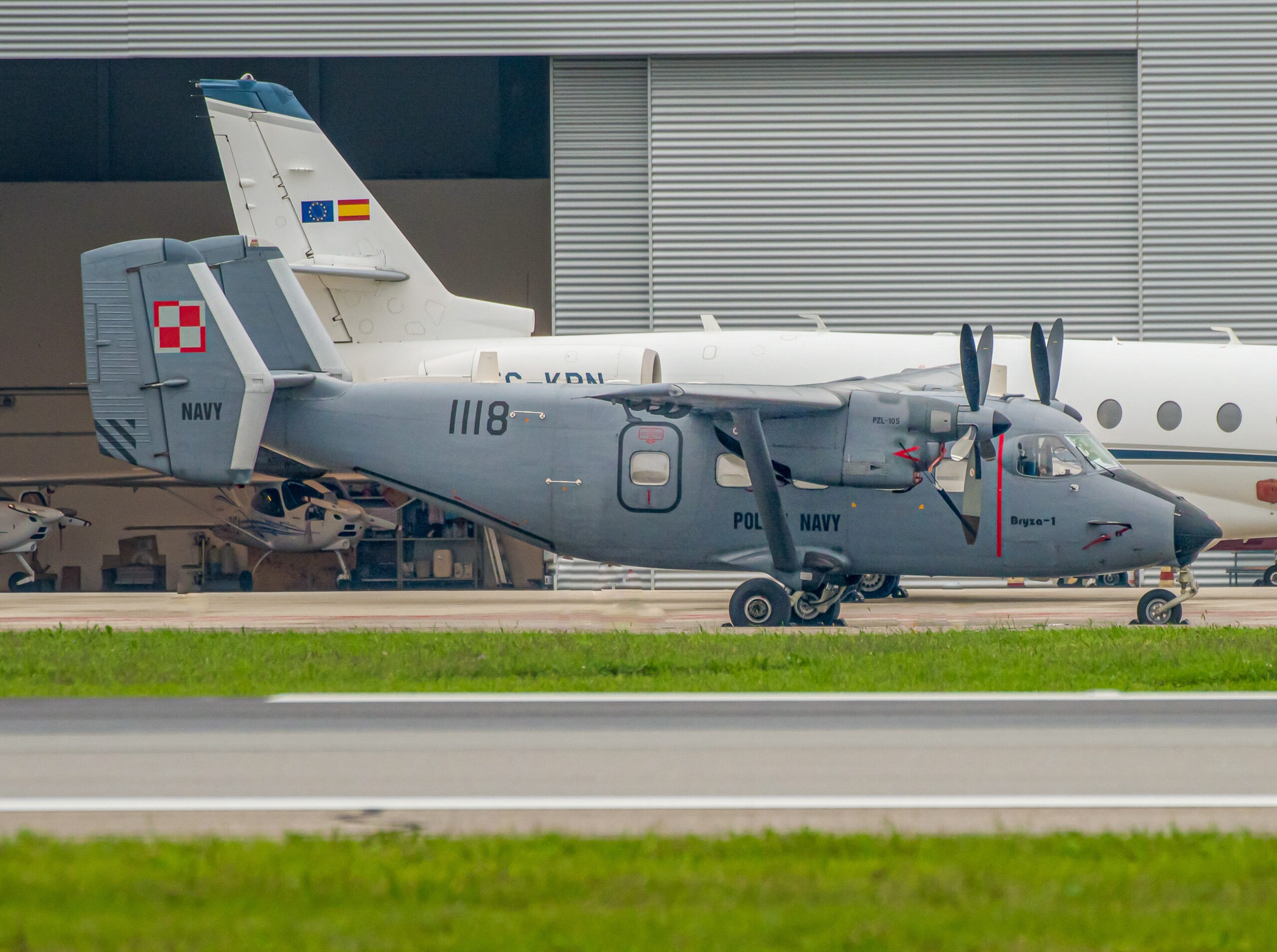 1118 M-28B Bryza 1TD 43BLotM Polish Navy Aeroporto di Treviso "S.Angelo " 07/10/2024 Foto: Graziano Fantin