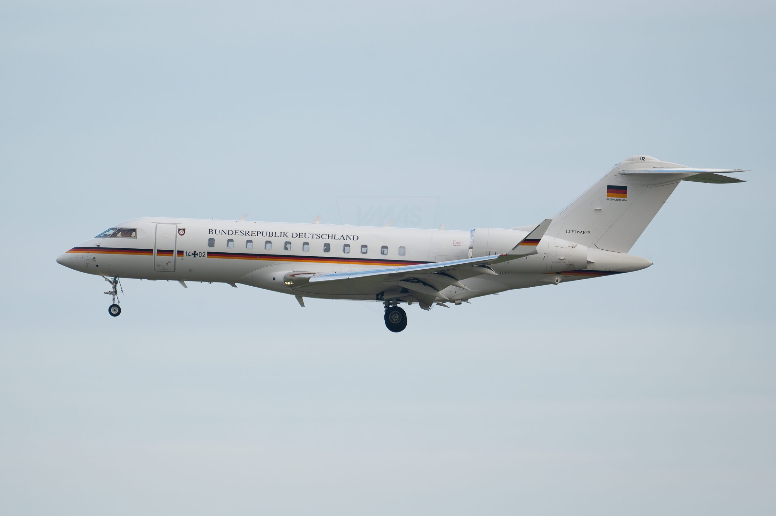 14+02 Global 5000 Luftwaffe Aeroporto di Venezia "Marco Polo" 07/10/2024 Foto: Riccardo Faè