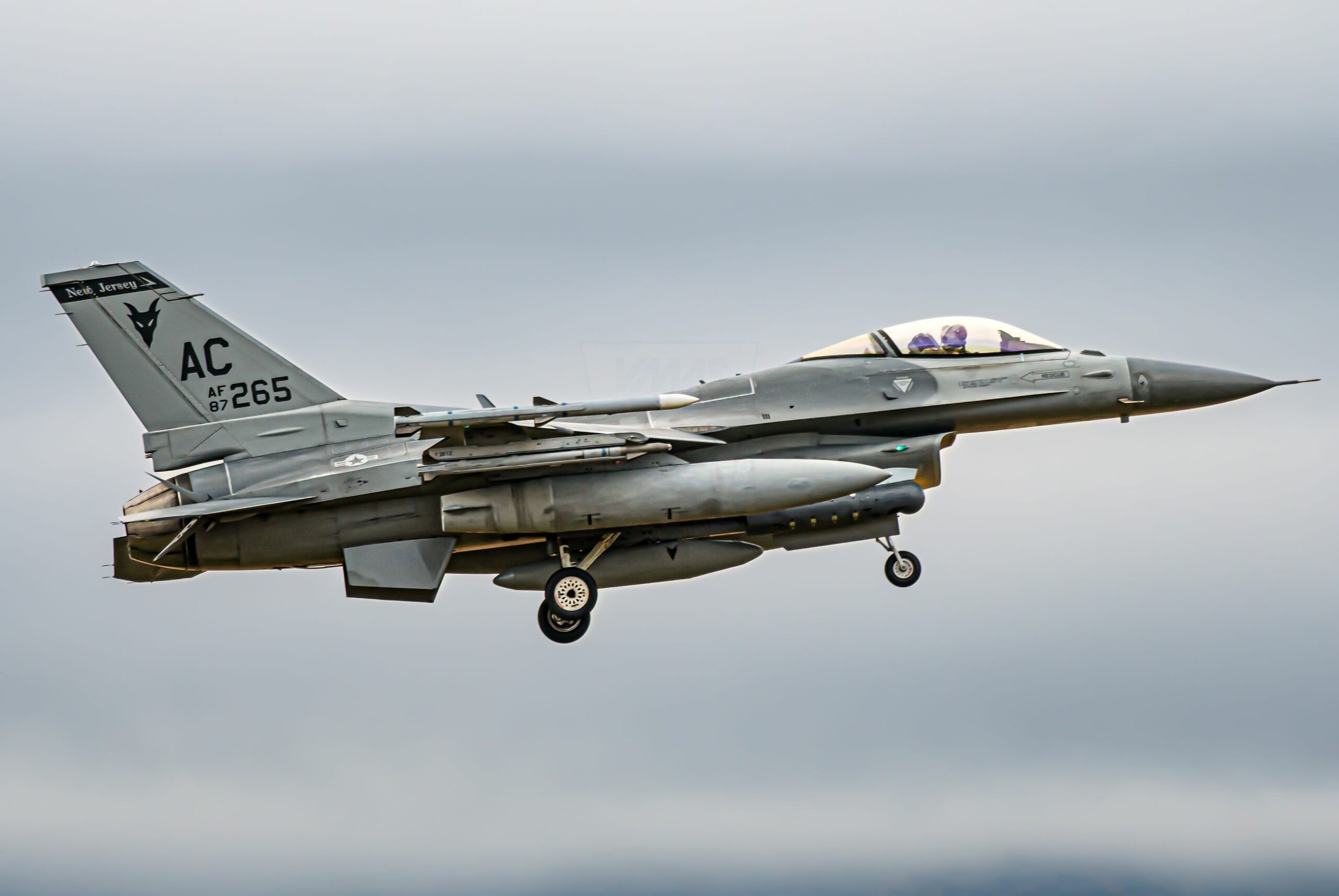 87-0265/AC F-6C-30-CF ANG 177th FW/119th FS Aeroporto Militare "Pagliano e Gori” - Aviano 17/10/2024 Foto: Graziano Fantin