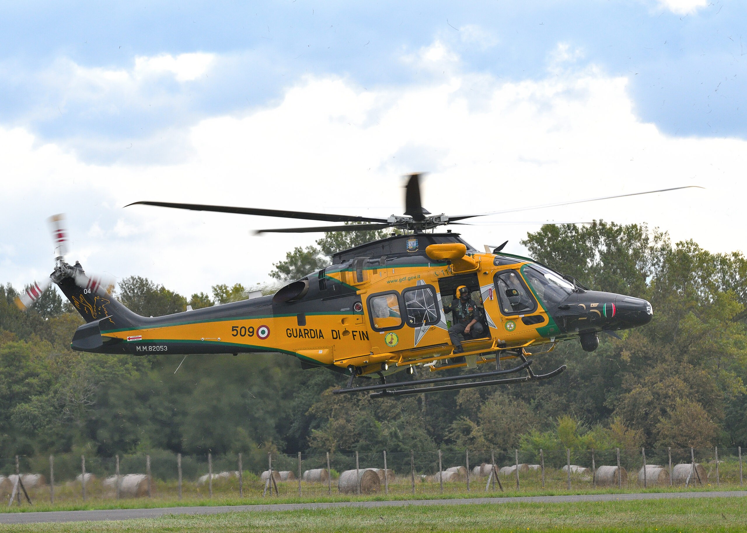 MM82053/GF-509 MH-169A Sezione Aerea GdiF Pisa Aeroporto di Lucca-Tassignano 17/09/2024 Foto: Daniele Dotto